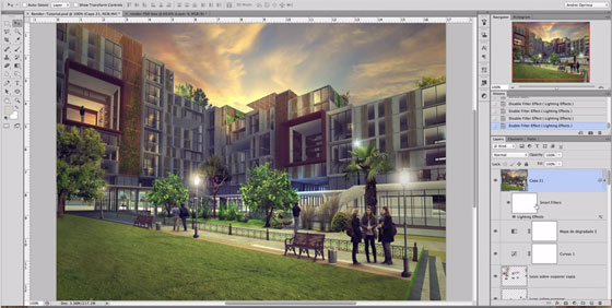 Architectural Post Processing in Photoshop