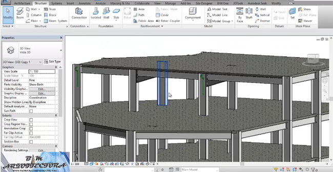 Brief overview of connections in Revit 2017