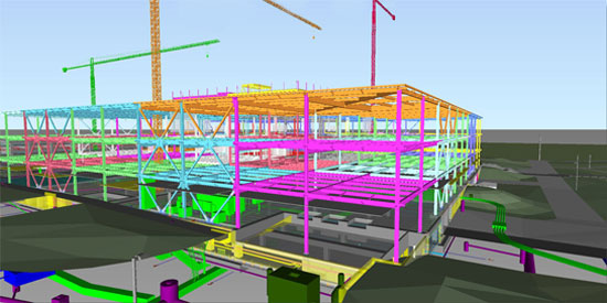 How model based approach facilitates the construction design