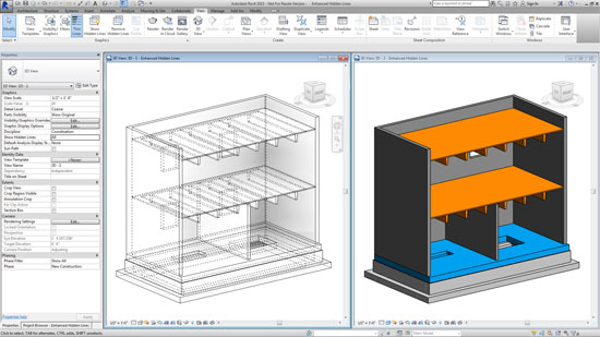 Enhanced Hidden Lines with Revit 2015 Enhanced Hidden Lines with Revit 2015