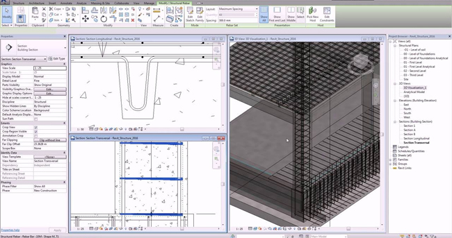 revit structure for 3d visualization