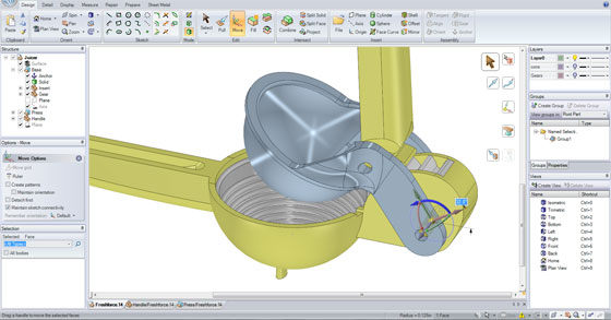 Improve your 3d cad modeling and 3d printing process with SpaceClaim Engineer 2014 SP1