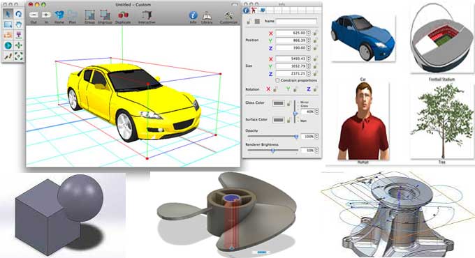 File types and formats used most often with 3D CAD Software