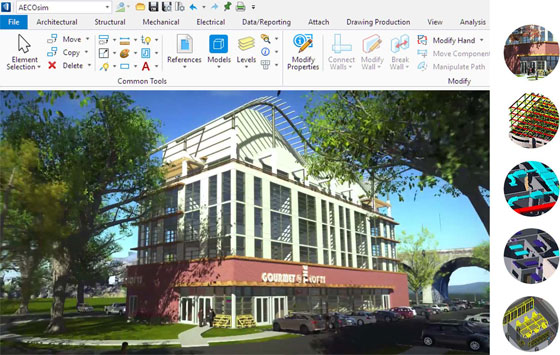 AECOsim Building Designer CONNECT Edition is the best BIM Modeling Software on the market