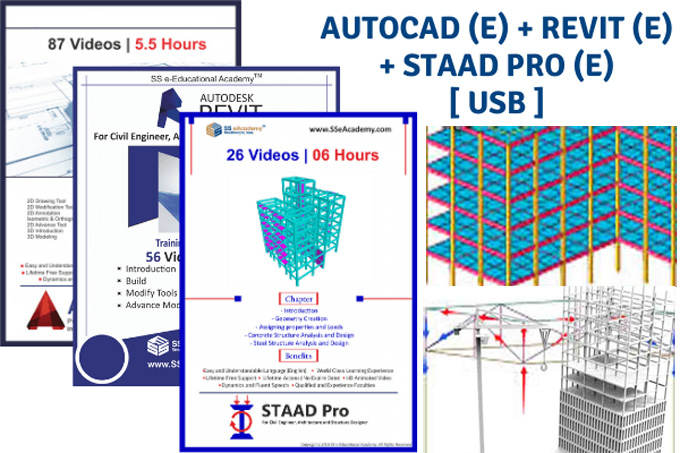 AutoCAD, Revit and STAAD Pro for Civil Engineers