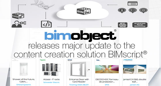 New updates are available for BIMscript, the exclusive content creation solution by BIMobject