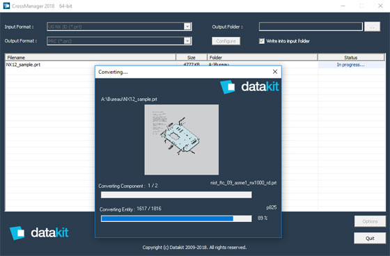 Datakit announces the version 2018.1 of its CAD conversion tools
