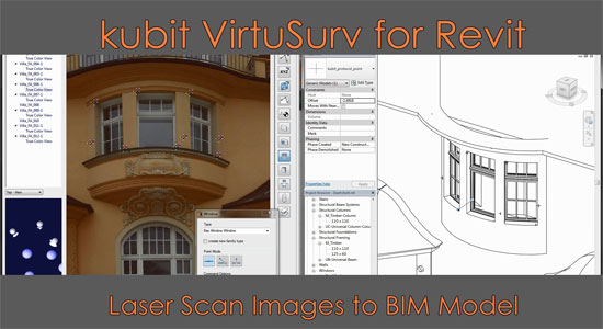 VirtuSurv for Revit Easy Laser Scan to BIM