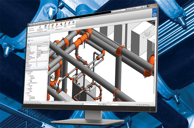 Grinnell Mechanical Suite for Revit Covers Grooved Pipe Systems