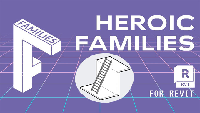 Create a Heroic Ladder Family in Revit