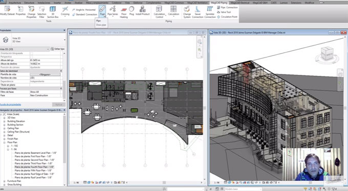 Demo of MagiCAD Piping for Revit MEP 2018