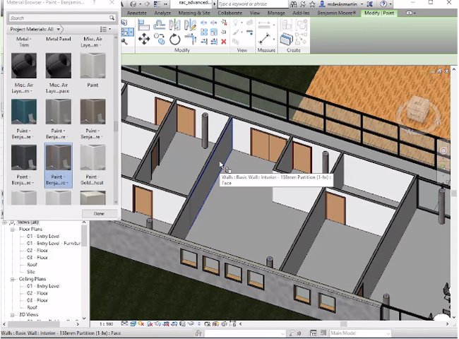 The Benjamin Moore Color Suite For Revit ? A Newest Application For Designers