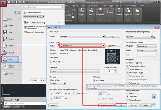 How to transform any PDF or image files in AutoCAD