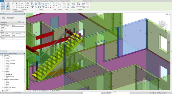 How segmentation of precast walls are done automatically in Revit