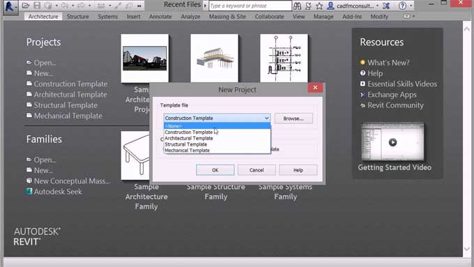Revit: How to Get Started With a New Project