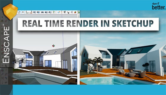 Real-time 3D rendering plugin for Revit and SketchUp delivers by Enscape