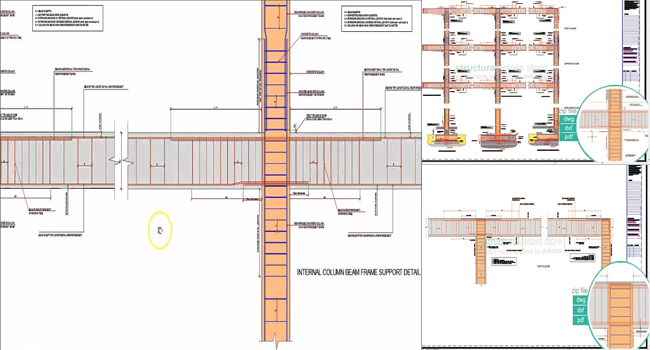 Reinforced Concrete Beam Column Multistorey Frame Connections