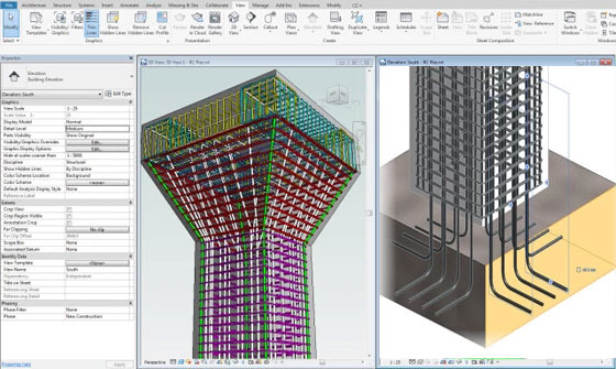 Revit 2018  New Reinforced Concrete features