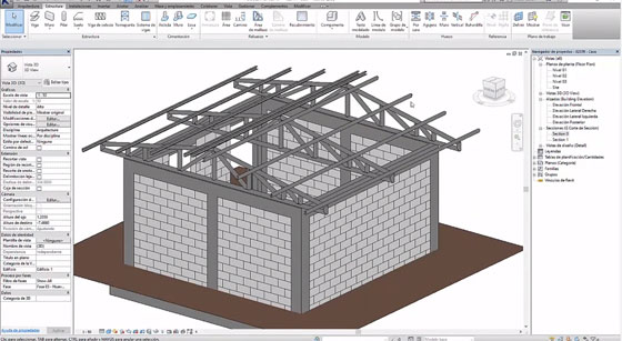 Revit beam system