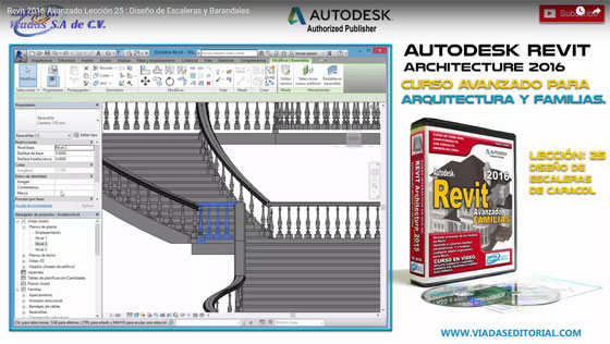 An advanced course on Revit Families & designing stairs and railings