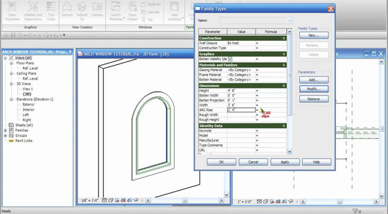 How to create family type catalogs in Revit