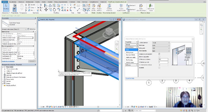 Brief demonstration of Structural Connections in Revit 2018