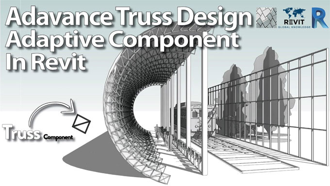 Truss design using Adaptive Component in Revit